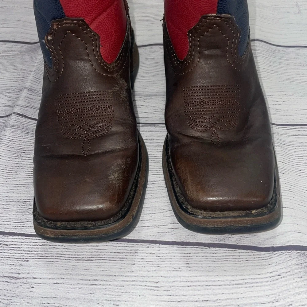 Lil' Durango Texas Flag Pull-On Western Boots